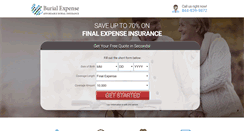 Desktop Screenshot of burial-expense.com